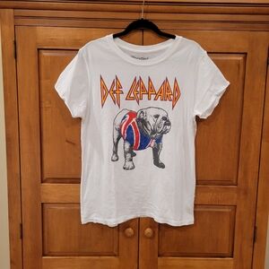 Recycled Karma - Def Leppard Bulldog Tee - M